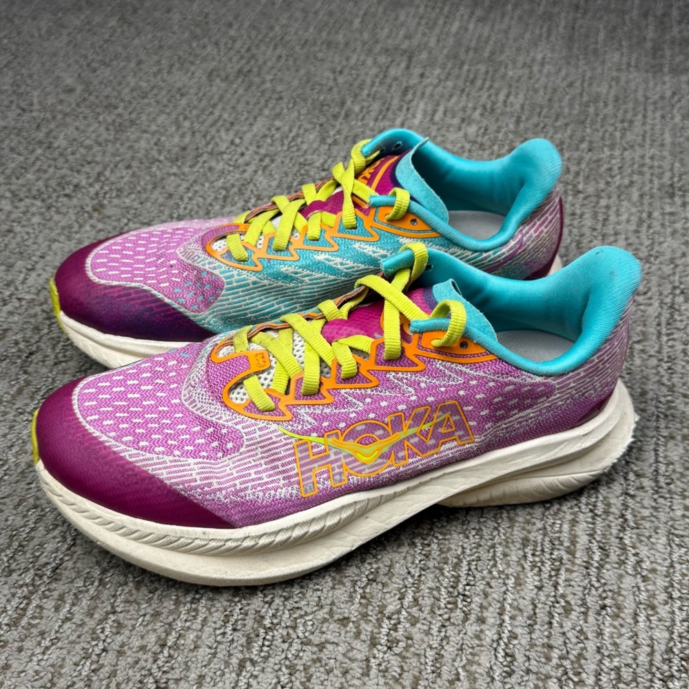 HOKA One One Mach 6 Youth Running Shoes Multicolor US Size 4MD 1147553 FHS